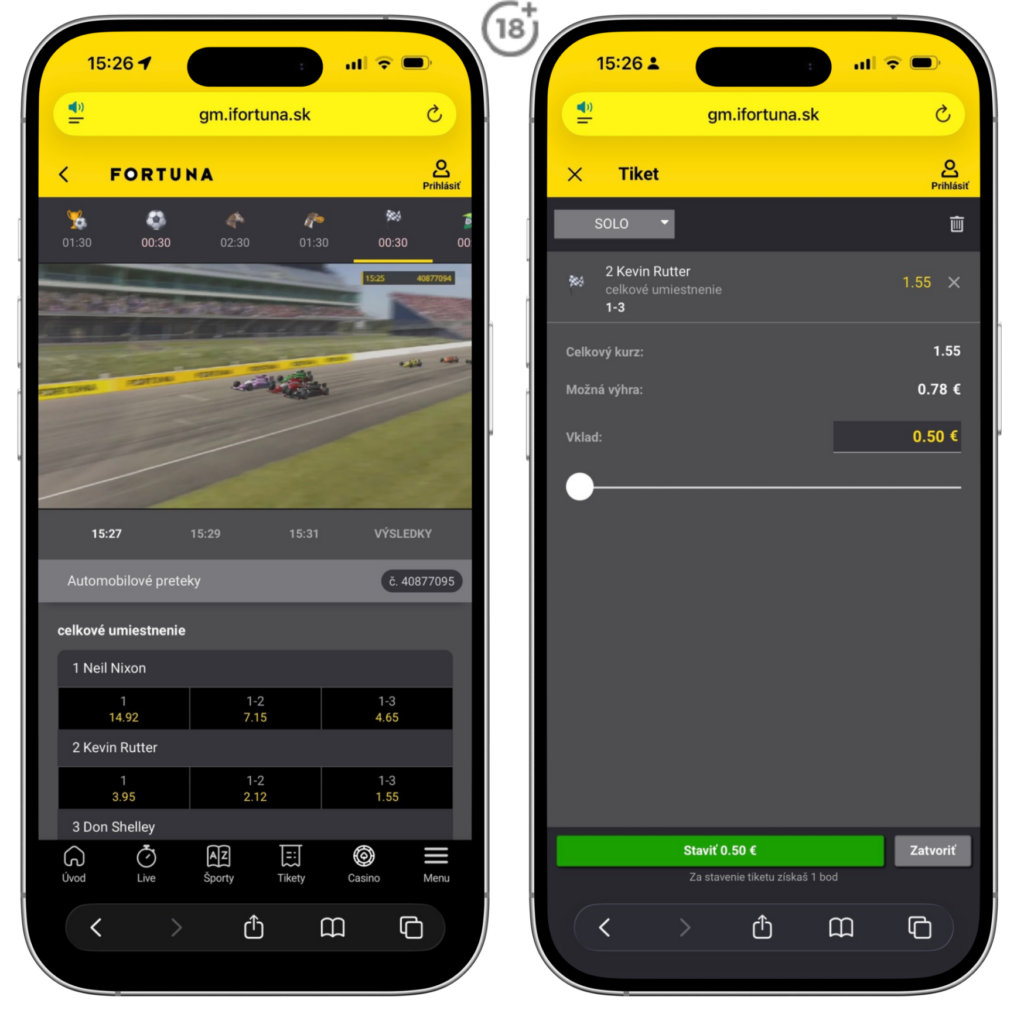 Fortuna virtuálne hry