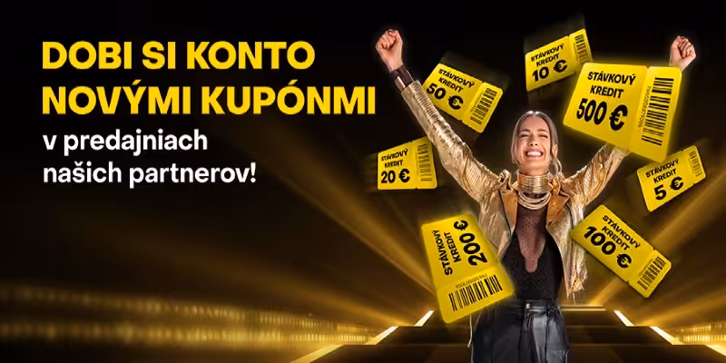Dobite si konto Fortuna hernými kupónmi