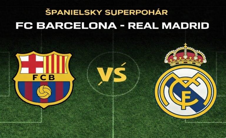 Futbal FC Barcelona - Real Madrid 11. január 2026