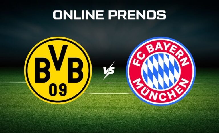 Online prenos: Dortmund - Bayern