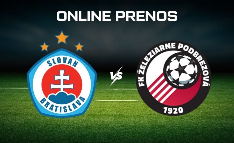 Online prenos Slovan Bratislava - Podbrezová