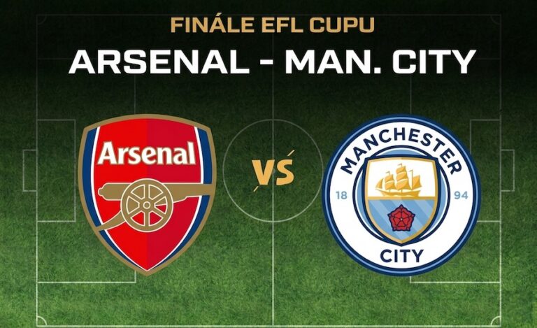 Arsenal - Manchester City finále EFL Cupu 22. marec 2026