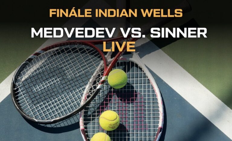 Medvedev - Sinner finále Indian Wells 2026 live