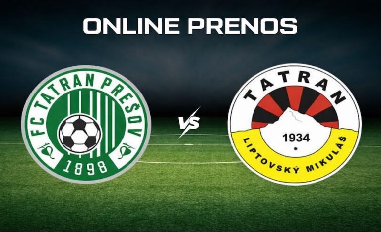 Tatran Prešov - Tatran Liptovský Mikuláš Slovnaft Cup online prenos 11.3.