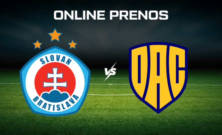 Slovan – DAC [2.5.]: ONLINE prenos z 8. kola nadstavby Niké ligy