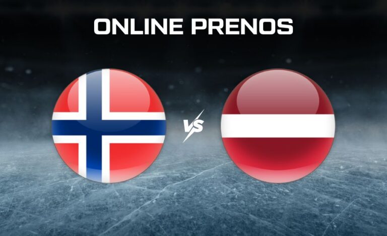 ONLINE prenos Nórsko - Lotyšsko štvrťfinále MS v hokeji 2026