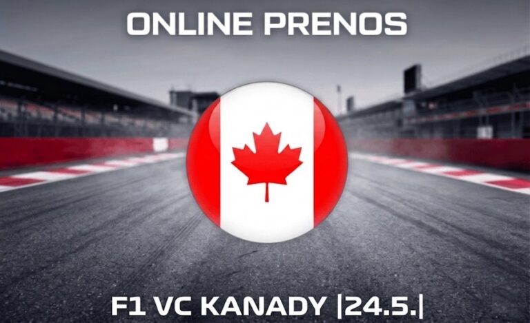 F1 VC Kanady [24.5.] ONLINE prenos