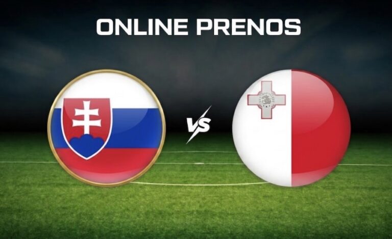 ONLINE prenos: Slovensko - Malta [1.6.]