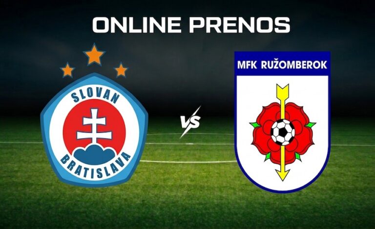 ONLINE: Slovan - Ružomberok [15.8.]