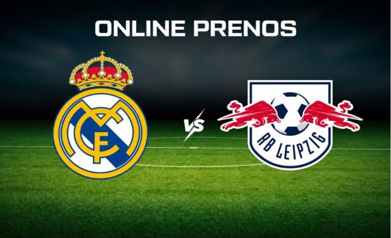 ONLINE Real Madrid - RB Lipsko Liga Majstrov
